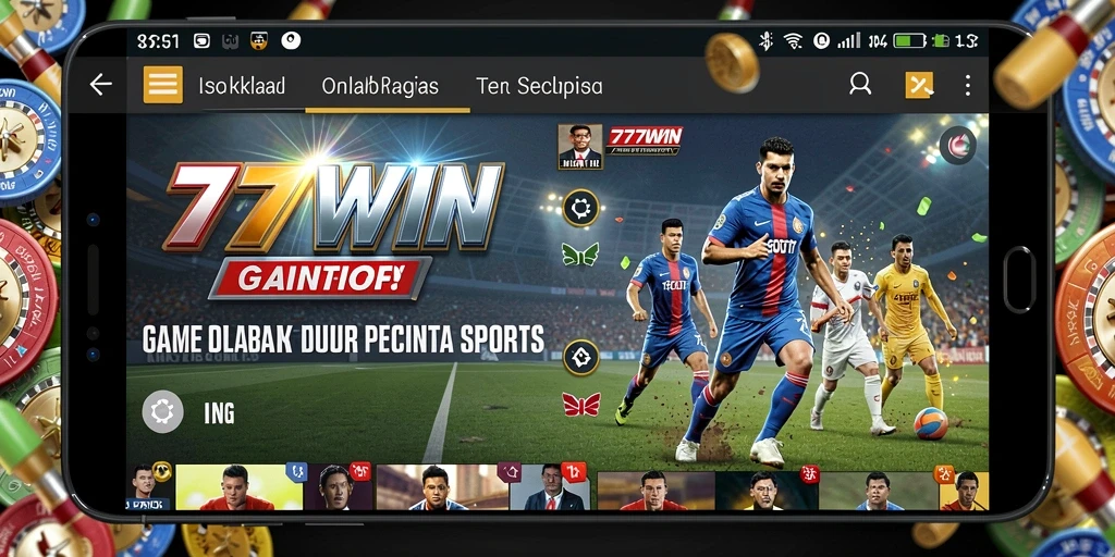 Gameplay seru 777WIN menampilkan aksi olahraga yang mendebarkan.