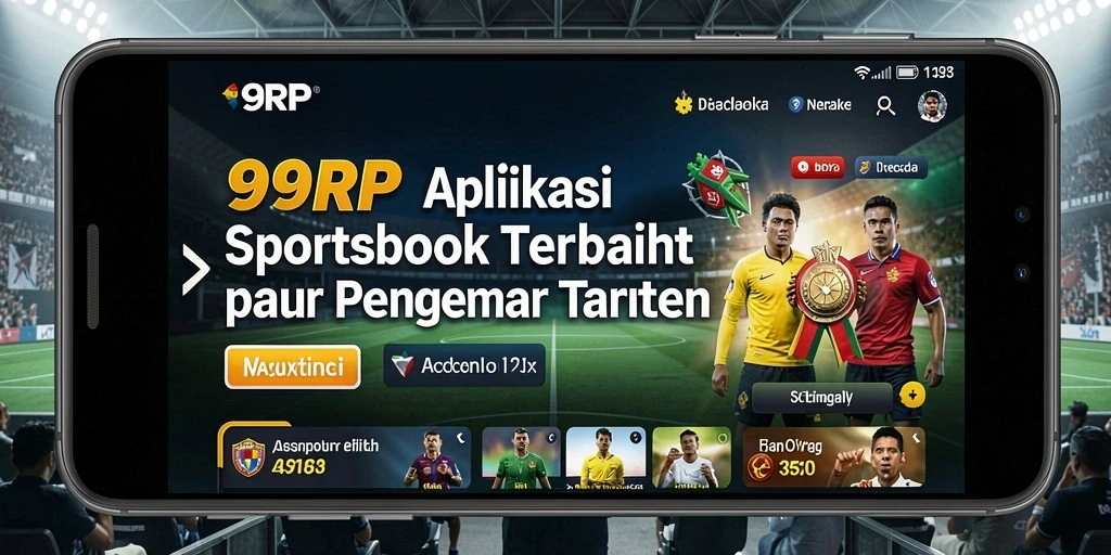 Screenshot gameplay 99RP yang menampilkan antarmuka Sportsbook.