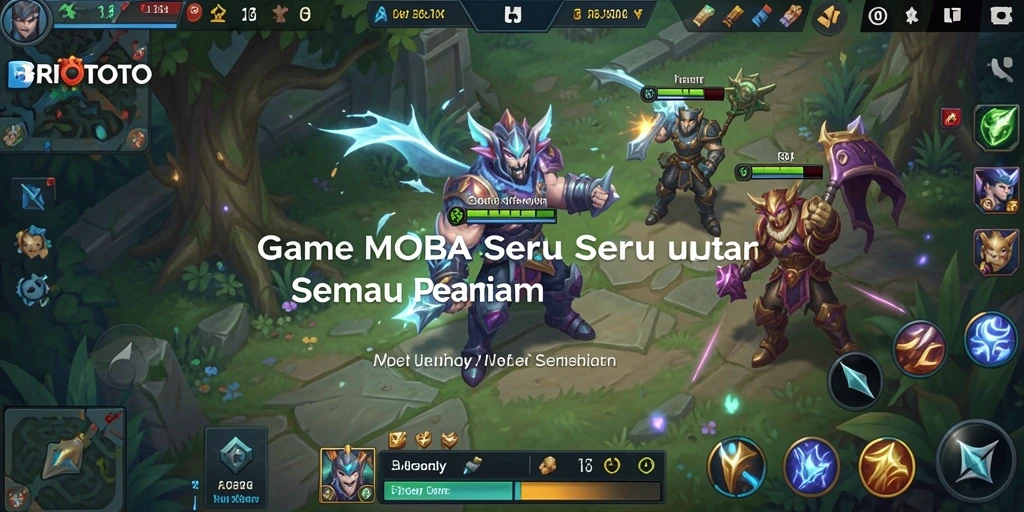 Gameplay seru BRIOTOTO dalam pertempuran tim yang mendebarkan.