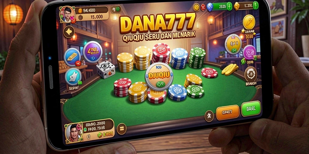 Screenshot gameplay QiuQiu DANA777 yang seru.