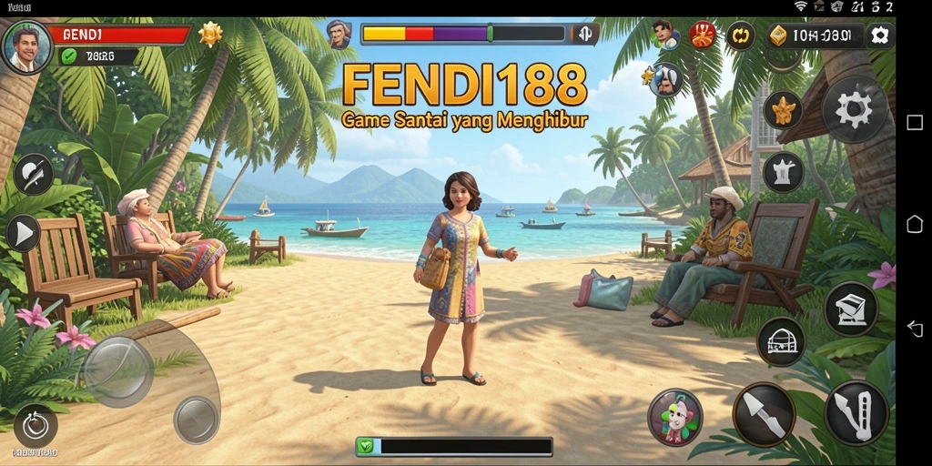 Screenshot utama FENDI188 menampilkan gameplay yang ceria dan menghibur.
