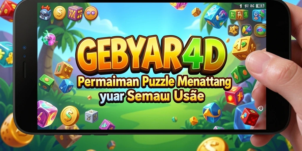 Tampilan gameplay GEBYAR4D yang seru dan penuh warna.