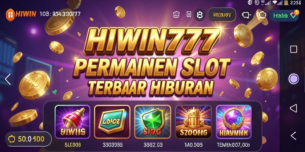 Tangkapan layar HIWIN777 memperlihatkan pengalaman bermain Slot yang seru dan menghibur.