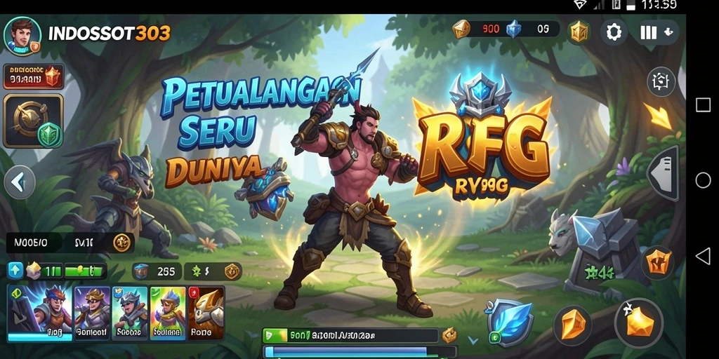 Tangkapan layar dari gameplay seru INDOSLOT303 yang menampilkan pertempuran epik.