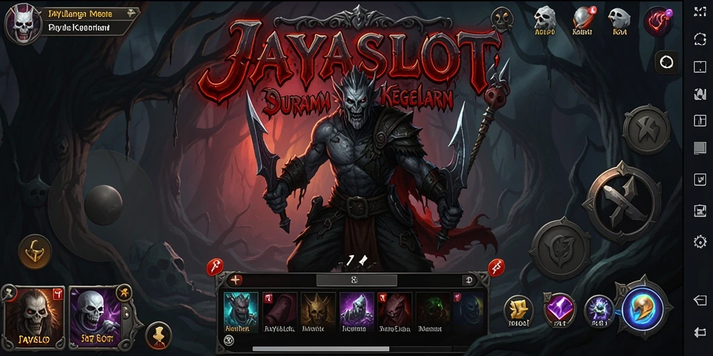 Screenshot menampilkan adegan menakutkan dari gameplay JAYASLOT.