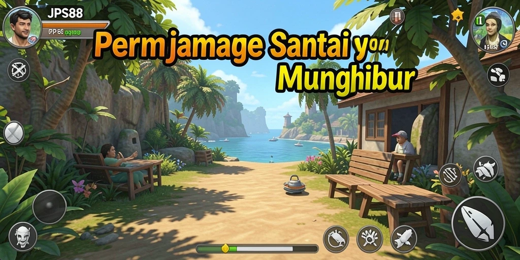 Tampilan gameplay JPS88 yang ceria dan mengasyikkan.