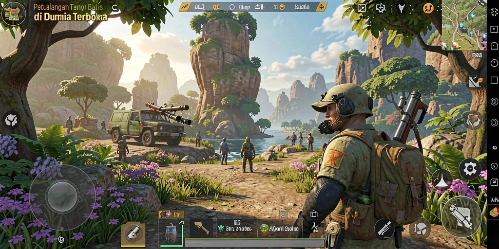 Gameplay KAGANDAN dalam dunia terbuka yang luas dan menakjubkan.