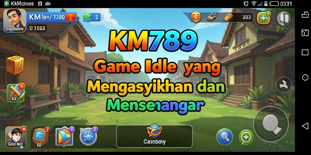 Tampilan gameplay KM789 yang menarik dan penuh warna.