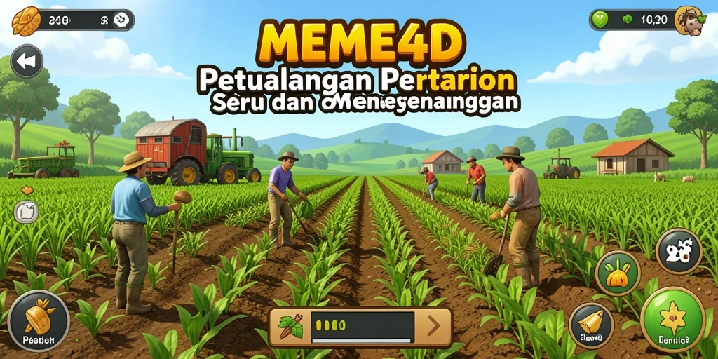 Gameplay seru dalam dunia pertanian yang menarik.