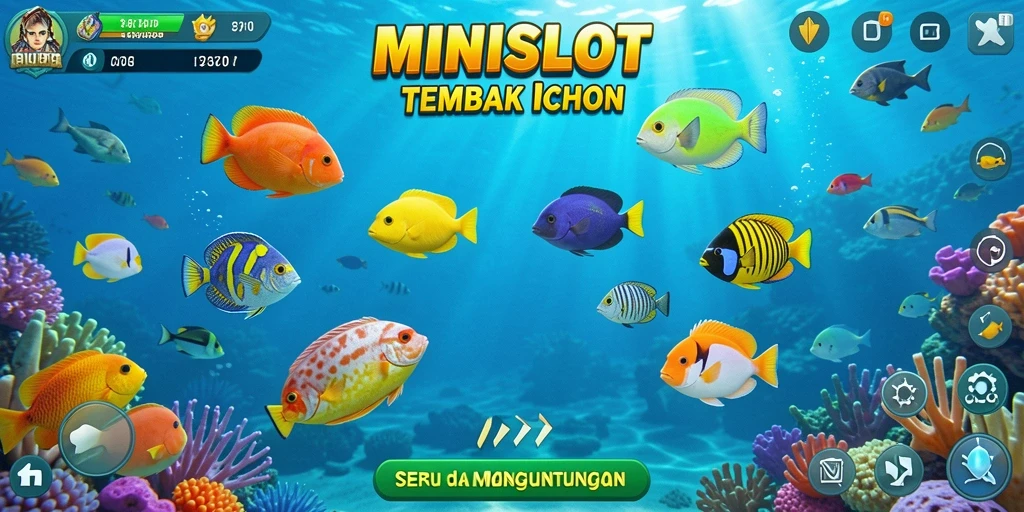 Tampilan gameplay MINISLOT yang penuh warna dan seru.