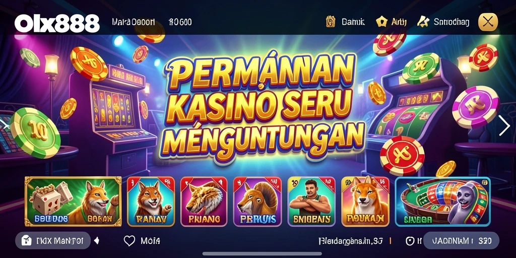 Gameplay seru di OLX888 dengan berbagai pilihan Kasino.