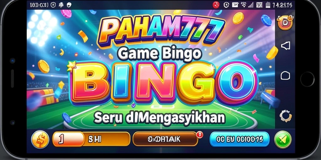 Screenshot menunjukkan gameplay Bingo yang seru dan penuh warna.