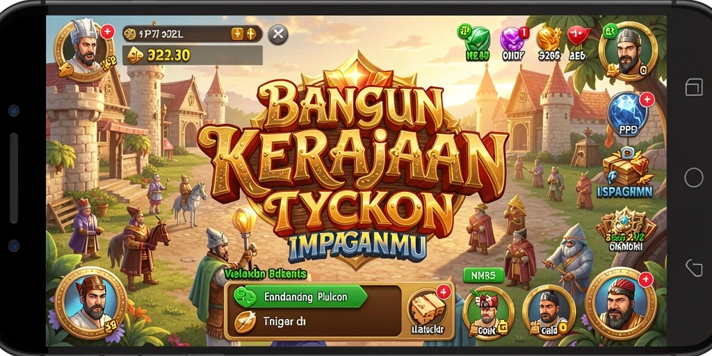 Screenshot gameplay PP7 menampilkan pengelolaan bisnis yang menarik.