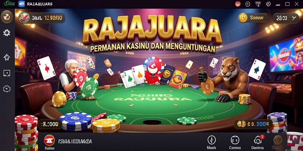 Tampilan gameplay kasino yang seru dan mendebarkan.