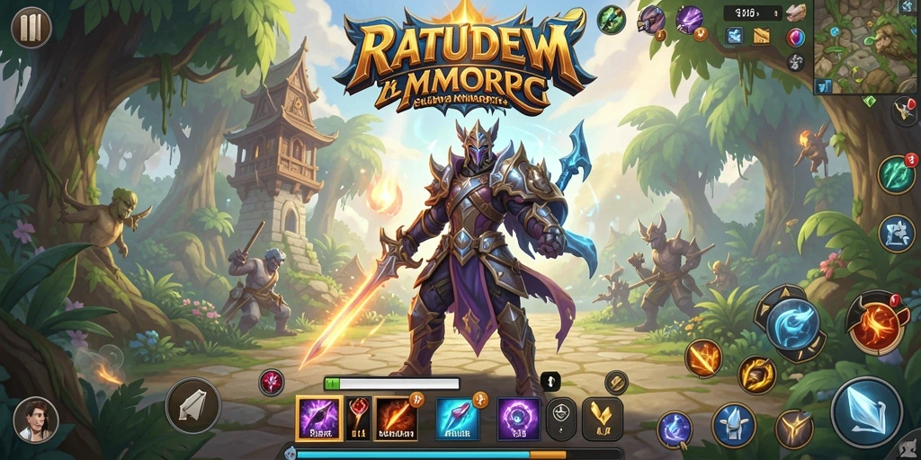 Gameplay seru dengan grafik menakjubkan di RATUDEWI.