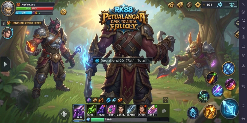 Gameplay ARPG yang seru dan penuh tantangan dalam RK88.