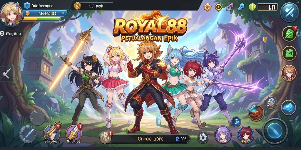 Gameplay seru ROYAL88 dengan karakter anime yang menakjubkan.