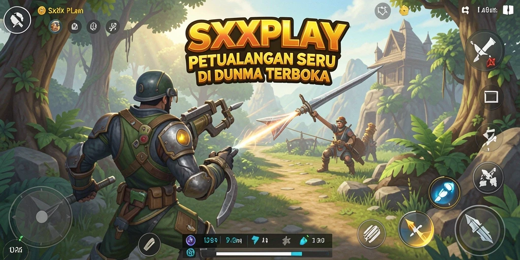 Menampilkan gameplay mendalam di dunia terbuka SXXPLAY.