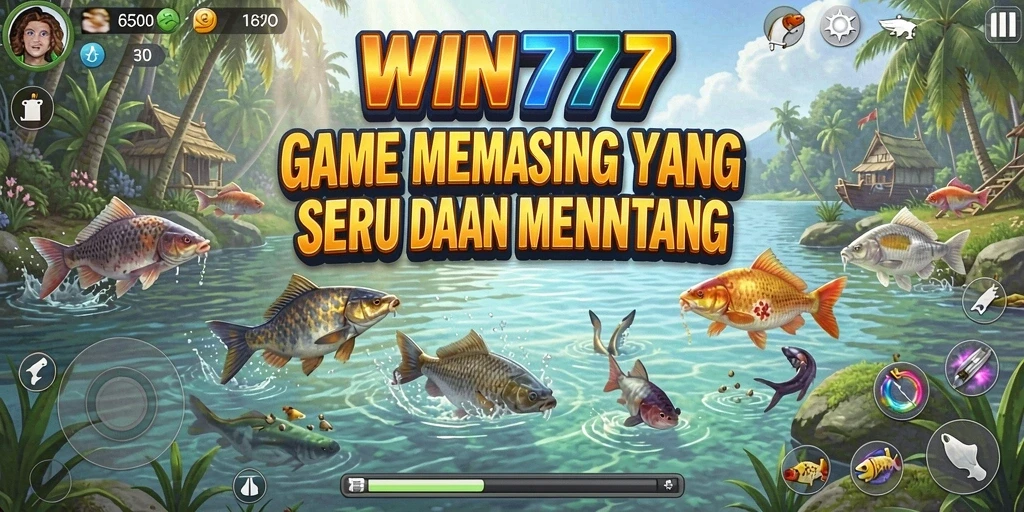 Tangkapan ikan yang berwarna-warni dalam gameplay WIN777.