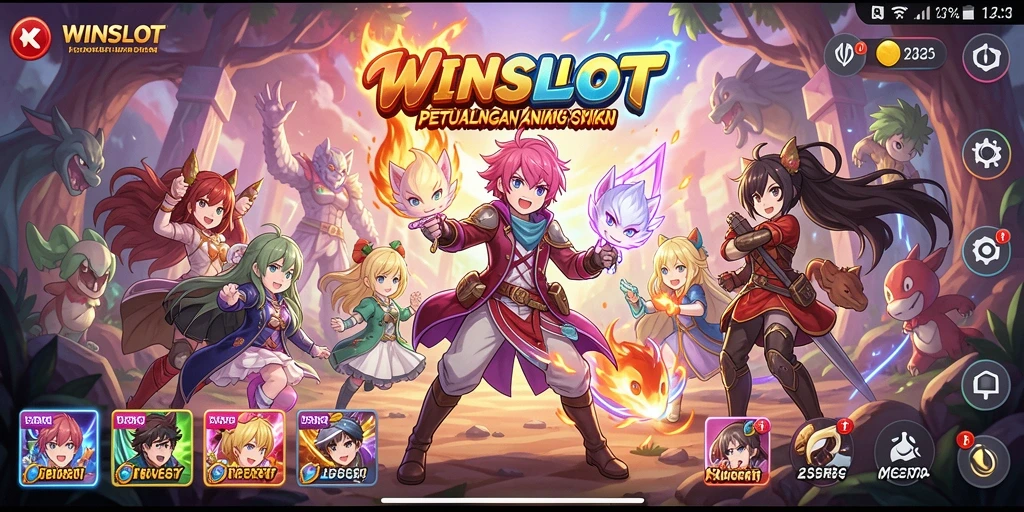 Tampilan gameplay WINSLOT yang menakjubkan dan penuh warna.